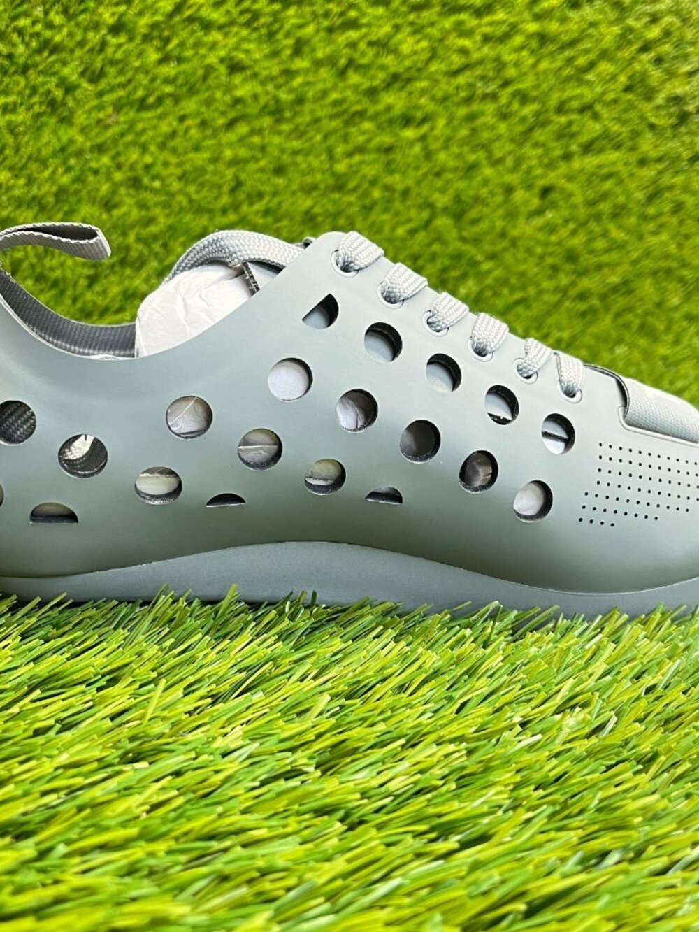 Nobull Womens Size 6 Gray Athletic Lightweight Leather Outdoor Cycling Shoes - Picture 4 of 10